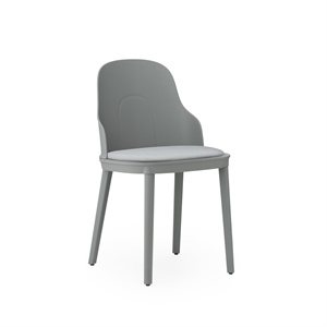 Normann Copenhagen Allez Dining Chair Canvas Upholstered Gray