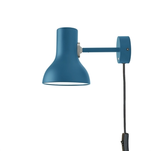 Anglepoise Type 75 Mini Seinävalaisin Margaret Howell Edition Johto Saxon Blue