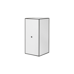 Audo Frame Cabinet 70 w. Door & 2 Shelves White