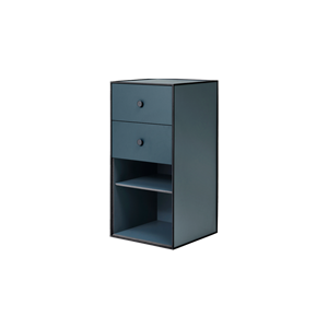 Audo Frame Cabinet 70 w. Shelf & 2 Drawers Fjord