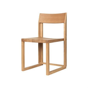 Kristina Dam Studio Outline Dining Chair Warm Lacquered Oak/ Walnut