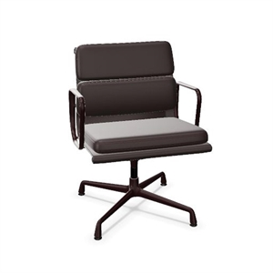 Vitra Soft Pad EA 207 -toimistotuoli, Luumu/tumma Bordeaux