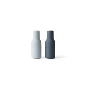 Audo Bottle Grinder Set of 2 Blues/Beech