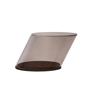 NORR11 Kallistuva Sohvapöytä Savu/Lasi