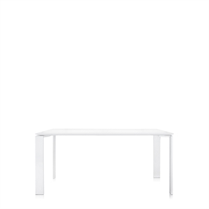 Kartell FOUR Pehmeäpintainen Työpöytä 158x79 Valkoinen