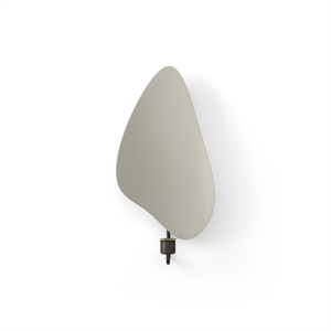 Audo Flambeau Wall Sconce H34 Burnished Brass/ Gray