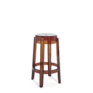 Kartell Charles Ghost Bar Stool H65 Amber