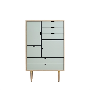 Andersen Furniture S5 Kaappi Oak/Ocean Grey