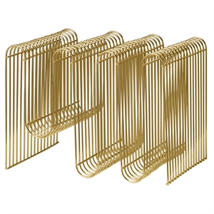 AYTM CURVA Magazine Holder Gold