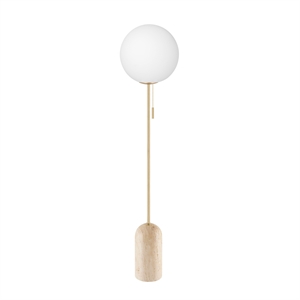 Globen Lighting Torrano -lattiavalaisin, Beige, Travertiini