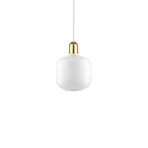 Normann Copenhagen Amp Pendant Small White/Brass