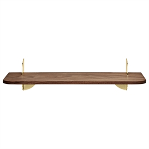 AYTM AEDES Shelf Walnut/ Gold L50 cm