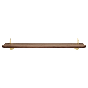 AYTM AEDES Shelf Walnut/ Gold L80 cm