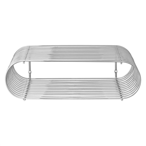 AYTM CURVA Shelf Silver H12 cm