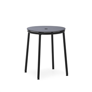 Normann Copenhagen Circa Stool musta/musta alumiini