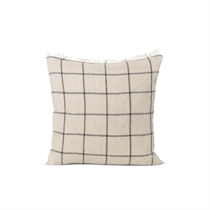 Ferm Living Calm Cushion 48x48 Kameli/musta