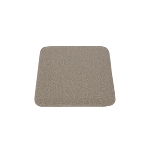 AYTM CURVA Seat Cushion For Stool Taupe Bouclé