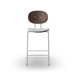 Sibast Furniture Piet Hein Bar Stool Chrome Walnut and Remix 123