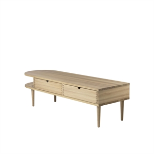 FDB Furniture F24 Bench 145 cm Lacquered Oak