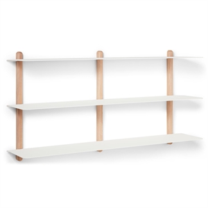 Gejst Nivo Shelf Large D Light Oak/White