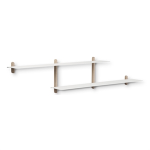 Gejst Nivo Shelf H Light Oak/White