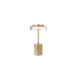 Nuura Blossi Kannettava Lamppu Mini Nordic Gold/Clear