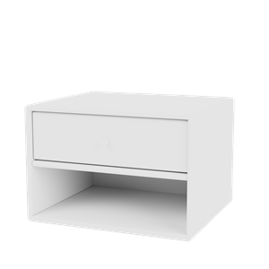 Montana Selection Dash Bedside Table New White