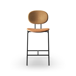 Sibast Furniture Piet Hein Barstool musta konjakinahka