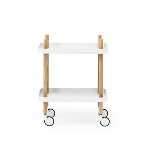 Normann Copenhagen Block Trolley Valkoinen/saarni