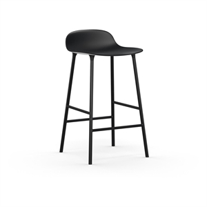 Normann Copenhagen Form baarijakkara K65 cm musta/musta teräs