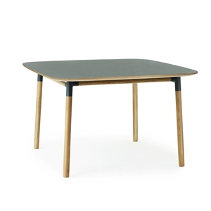 Normann Copenhagen Form Dining Table 120 x 120 cm Green/ Oak