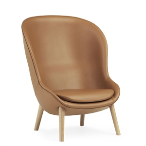 Normann Copenhagen Hyg Armchair High Oak/Brandy Leather