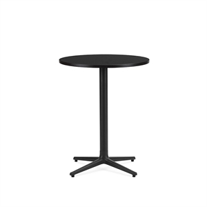 Normann Copenhagen Allez Café Table 4L Ø60 Black Oak