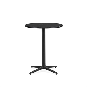 Normann Copenhagen Allez Café Table 4L Ø60 Marble Black