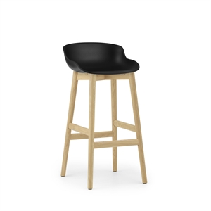 Normann Copenhagen Hyg Bar Stool H75 Oak/Black