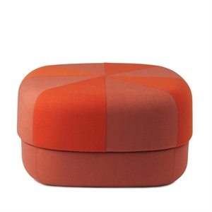 Normann Copenhagen Circus Pouf Duo Suuri oranssi