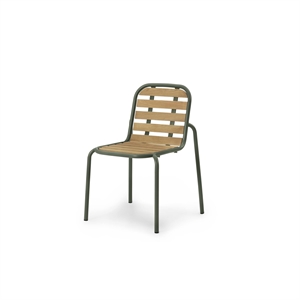 Normann Copenhagen Vig Outdoor Chair Tummanvihreä/Robinia