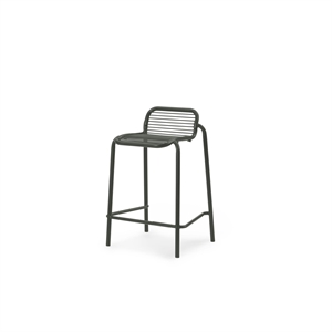 Normann Copenhagen Vig Barstool H65 cm Dark Green