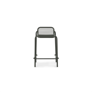 Normann Copenhagen Vig Bar Stool H65 Dark Green