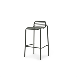 Normann Copenhagen Vig Barstool H75 cm Dark Green