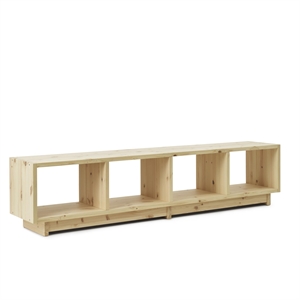 Normann Copenhagen Plank Bookcase Low Pine