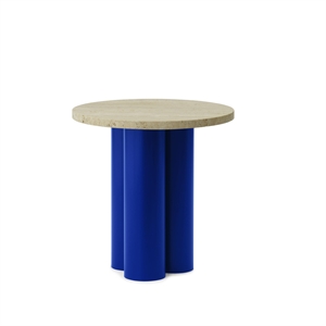 Normann Copenhagen Your Side Table Blue/ Travertine Light