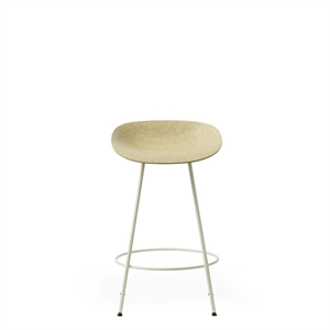 Normann Copenhagen Matt Barstool 65 cm Cream/Steel/Hemp