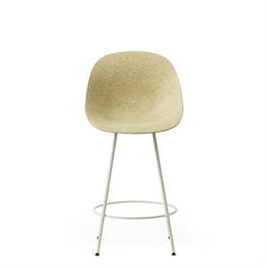 Normann Copenhagen Mat Barstool Selkänojalla 65 cm Kerma/teräs/hamppu