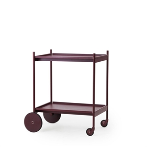 Normann Copenhagen Roll Trolley Burgundy