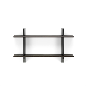 Vitra Rayonnage Mural Bookcase Deep Black/ Dark Oak