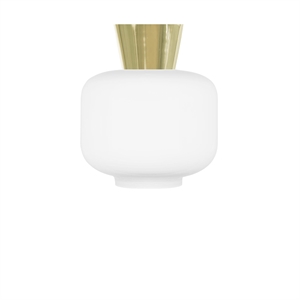 Globen Lighting Ritz Kattovalaisin Valkoinen/messinki