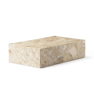 Audo Plinth sohvapöytä Matala Kunis Breccia Marble