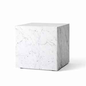 Audo Plinth sohvapöytä Cubic Carraran marmoria