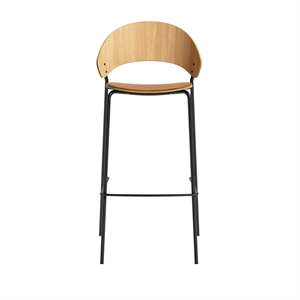 Eva Solo Dosina Barstool 75 cm Upholstered Oak/Cognac